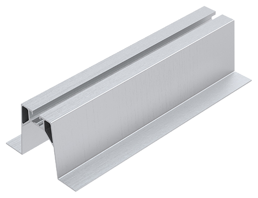 Trumpas trapecinės skardos bėgelis 330 mm (K-14)