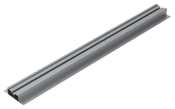 Aliuminio bėgis balastinei konstrukcijai 240 cm (K-45-2400)