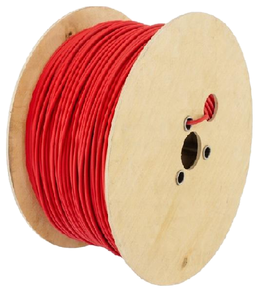 Saulės kabelis 4 mm², raudonas, 500 m ritė (KABEL-4MM-RED-500M)